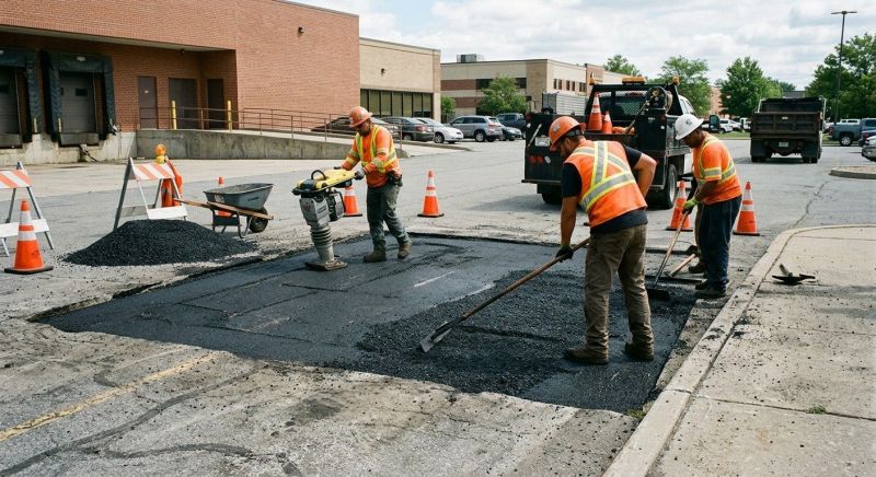 Asphalt Parking Lot Repair in Little Rock, AR