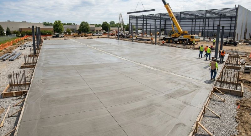 Commercial Slab Installation in Charleston, SC