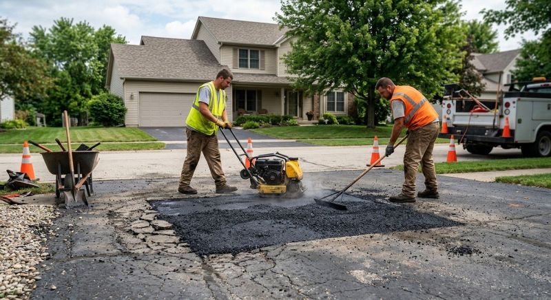 Residential Blacktop Repair in Little Rock, AR