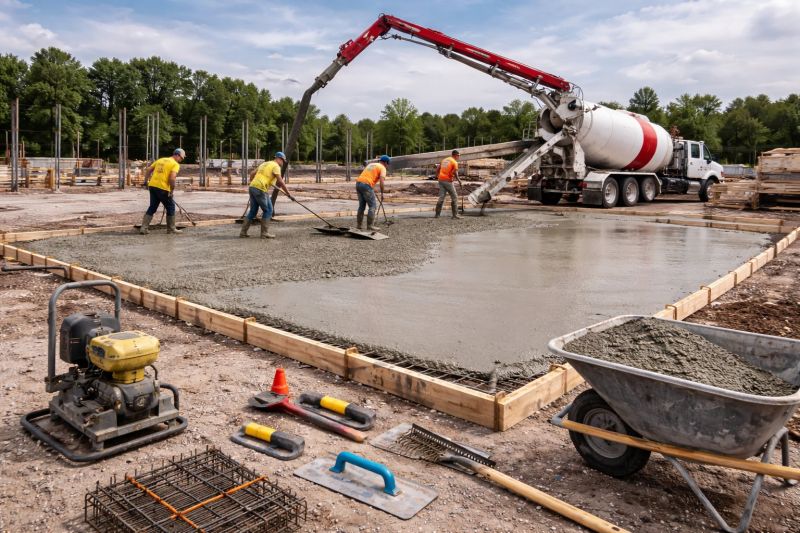 Commercial Slab Construction in Aurora, CO